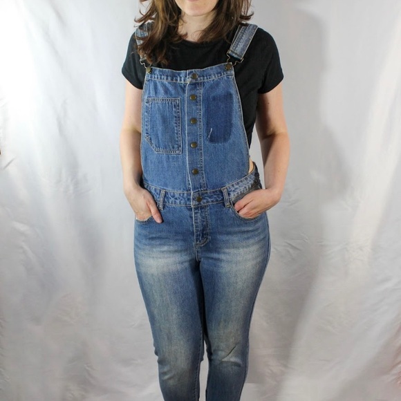 💙 life in progress Distressed Overalls - Picture 9 of 9
